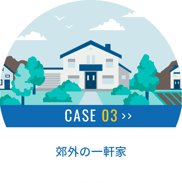 CASE03 郊外の一軒家